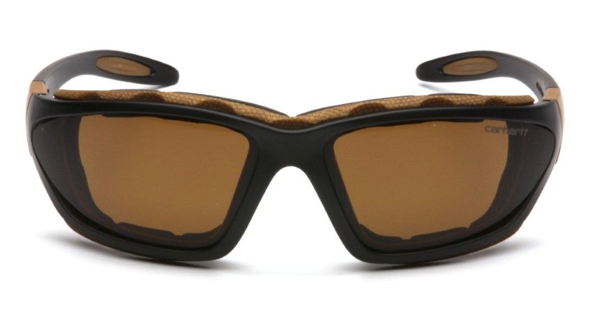 Carhartt Carthage Safety Glasses Bronze Lens/Black & Tan Frame 